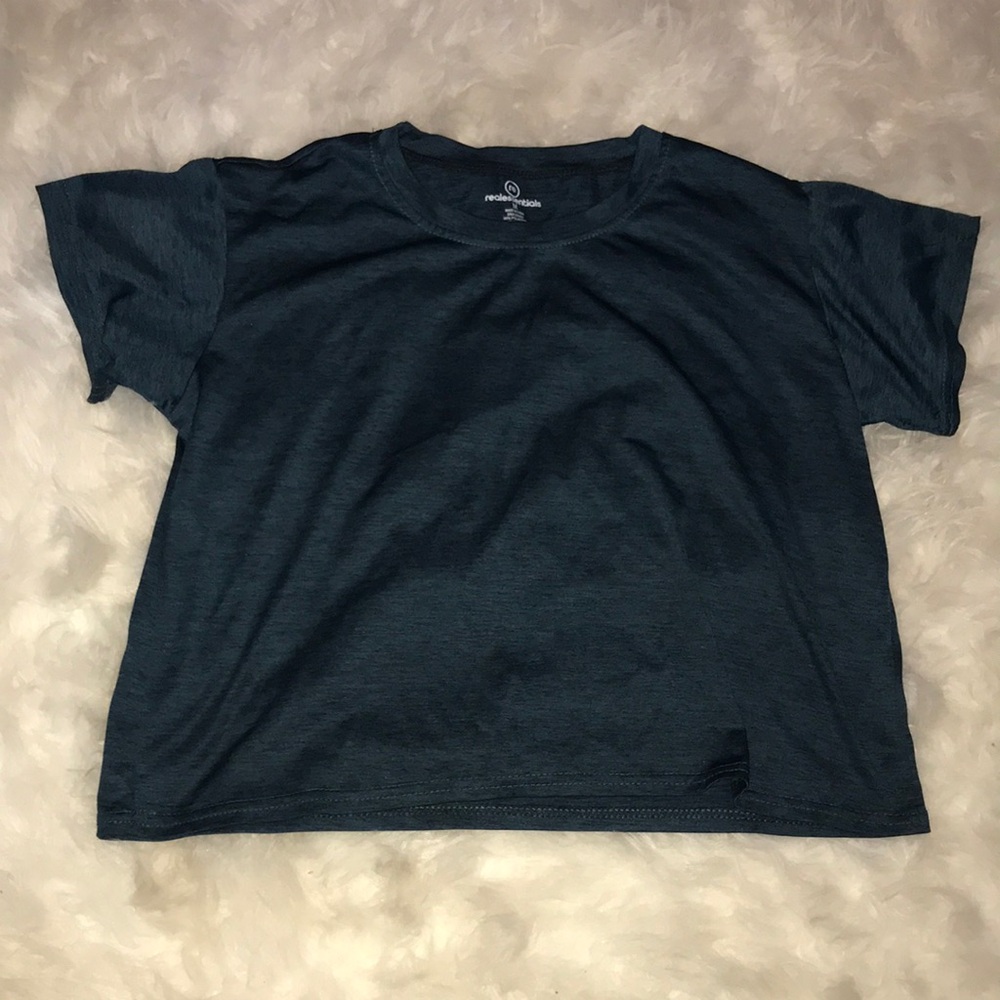 Essentials Deep Blue Crop Top